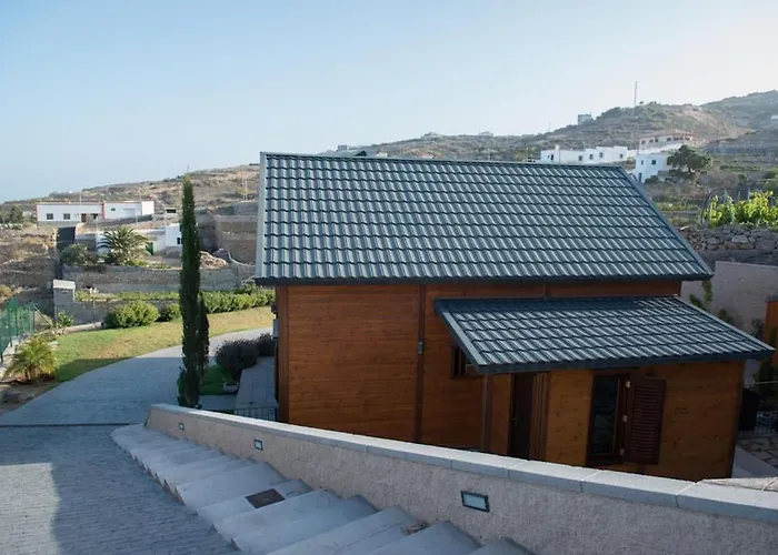 Prázdninový dům Acogedora Casa De Madera Con Piscina Güimar